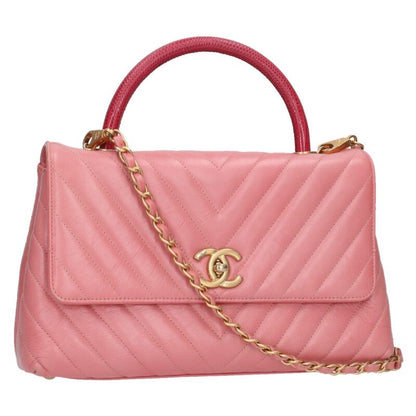 CHANEL Coco Handle 29 Aged Calfskin Lizard Size ONE SIZE