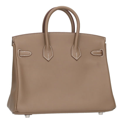 HERMES Birkin 25 Etoupe Swift Leather Size ONE SIZE