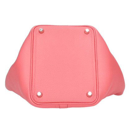 HERMES Picotin Lock PM Rose Azalee Clemence Size ONE SIZE