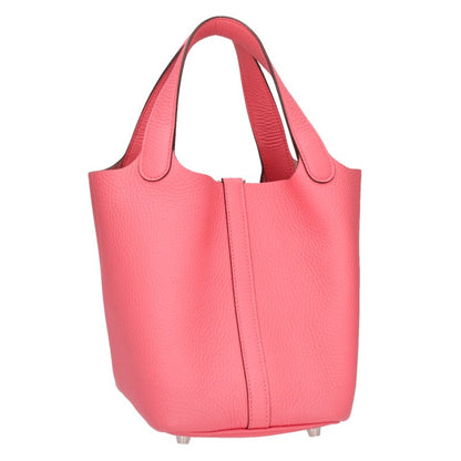 HERMES Picotin Lock PM Rose Azalee Pink Size ONE SIZE