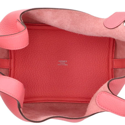 HERMES Picotin Lock PM Rose Azalee Pink Size ONE SIZE