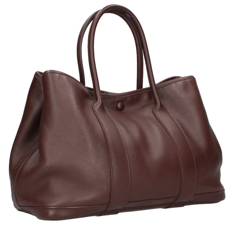 HERMES Garden Party TPM Swift Leather Handbag Size ONE SIZE