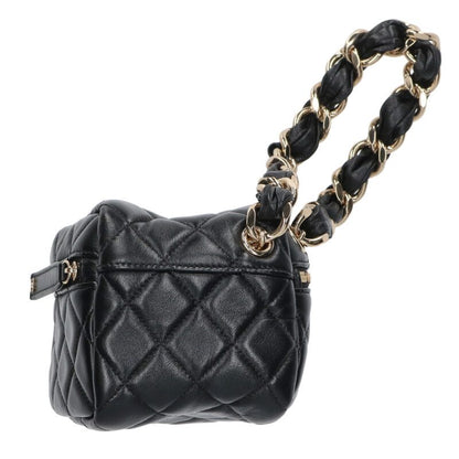 CHANEL Mini Vanity Lambskin Chain Handbag Size ONE SIZE