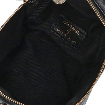CHANEL Mini Vanity Lambskin Chain Handbag Size ONE SIZE