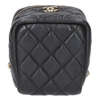 CHANEL Mini Vanity Lambskin Chain Handbag Size ONE SIZE