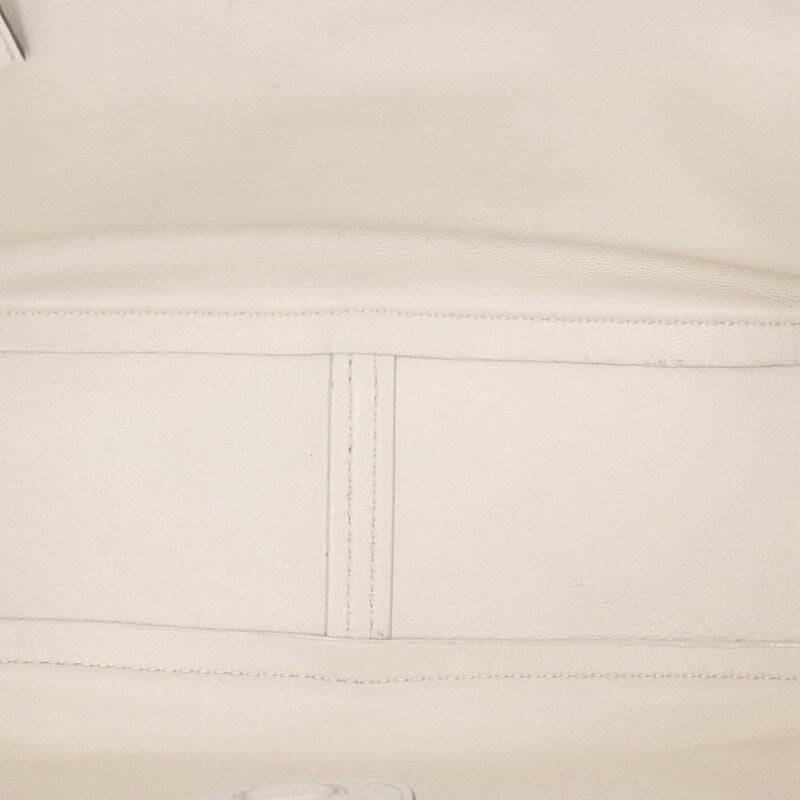 PRADA Triangle Logo Plate Leather Handbag Size ONE SIZE
