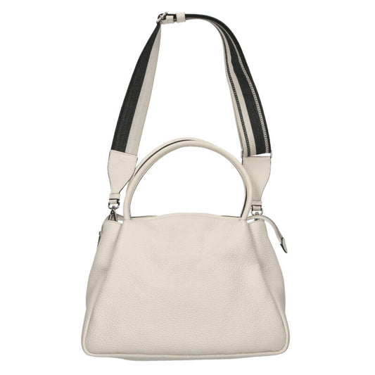 PRADA Logo Strap Vitello Daino 2WAY Bag White Size ONE SIZE