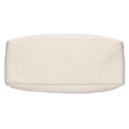 PRADA Logo Strap Vitello Daino 2WAY Bag White Size ONE SIZE