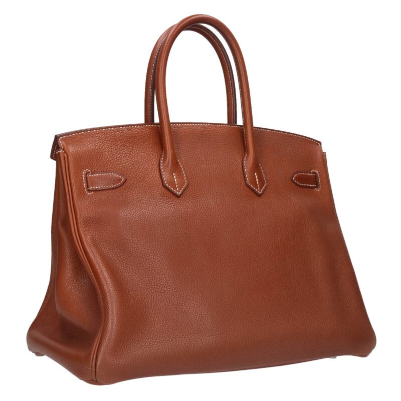 HERMES Birkin 35 Togo Leather SV Hardware Size ONE SIZE