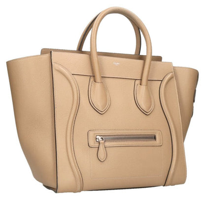 CELINE Luggage Mini Shopper Leather Handbag Size ONE SIZE