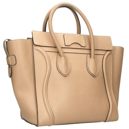 CELINE Luggage Mini Shopper Leather Handbag Size ONE SIZE