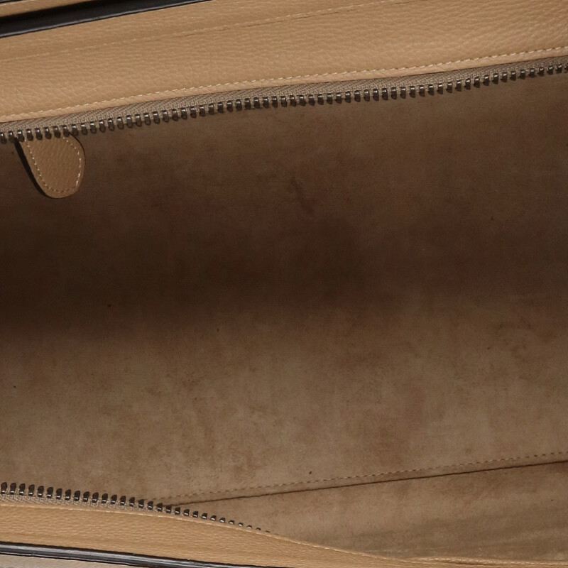 CELINE Luggage Mini Shopper Leather Handbag Size ONE SIZE