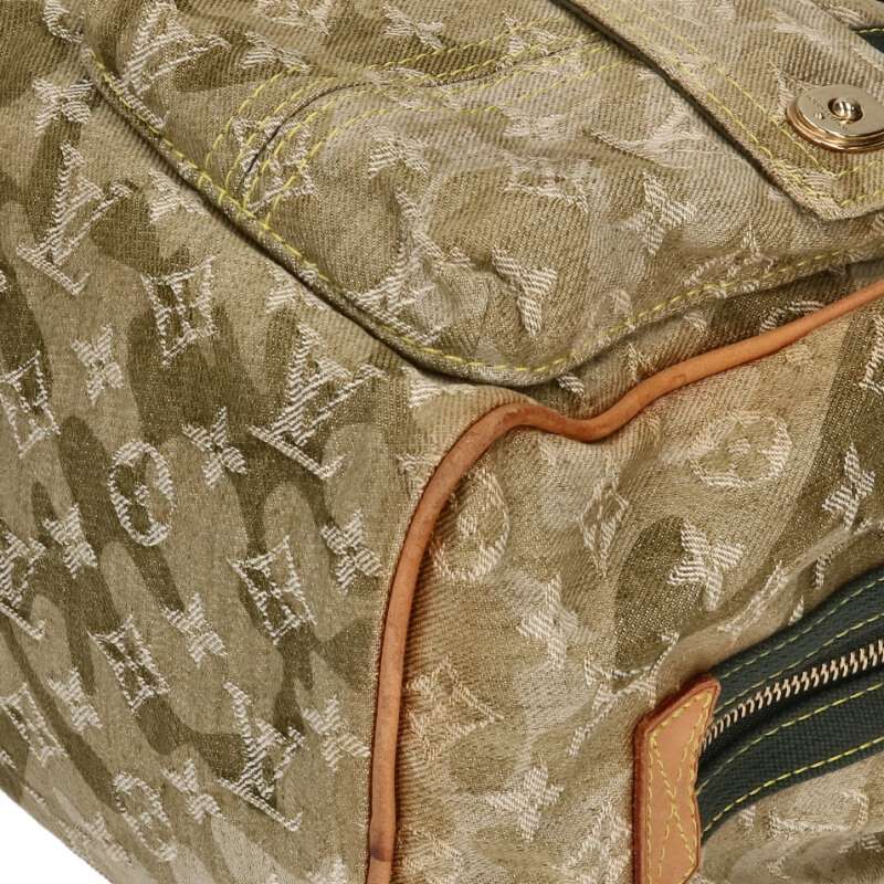 LOUISVUITTON Jasmine Monogramouflage Denim Handbag