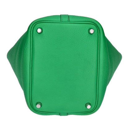 HERMES Picotin PM Taurillon Clemence Green Size ONE SIZE