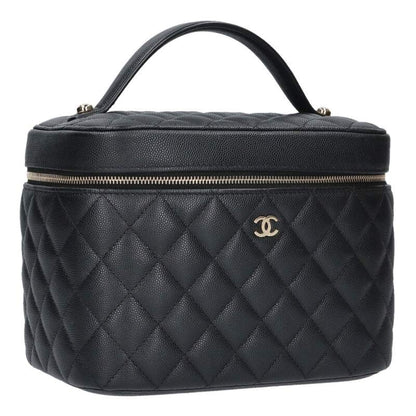 CHANEL AP2573 Vanity Caviar Skin GHW Handbag Size ONE SIZE