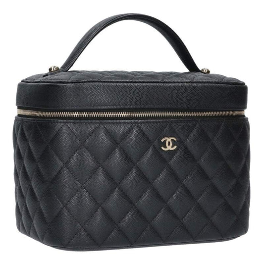 CHANEL AP2573 Vanity Caviar Skin GHW Handbag Size ONE SIZE