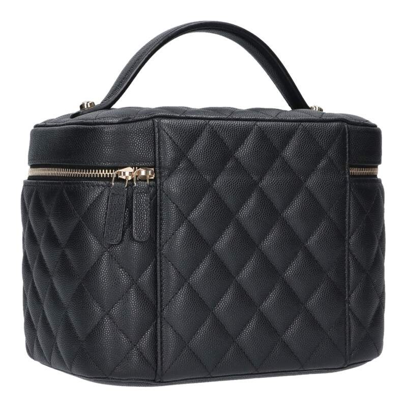 CHANEL AP2573 Vanity Caviar Skin GHW Handbag Size ONE SIZE