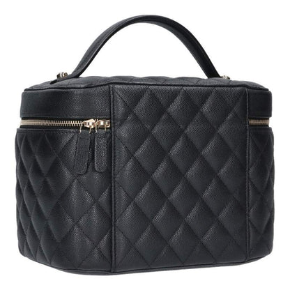 CHANEL AP2573 Vanity Caviar Skin GHW Handbag Size ONE SIZE