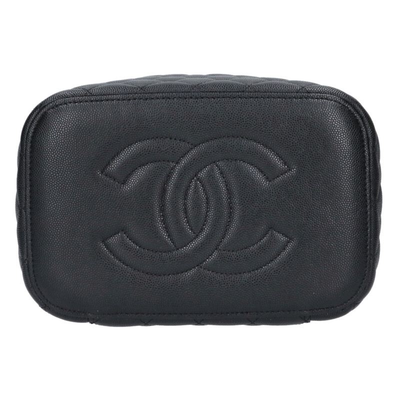 CHANEL AP2573 Vanity Caviar Skin GHW Handbag Size ONE SIZE