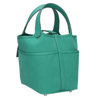 HERMES Picotin Lock 18 Cargo Toile/Swift SV HW Size ONE SIZE