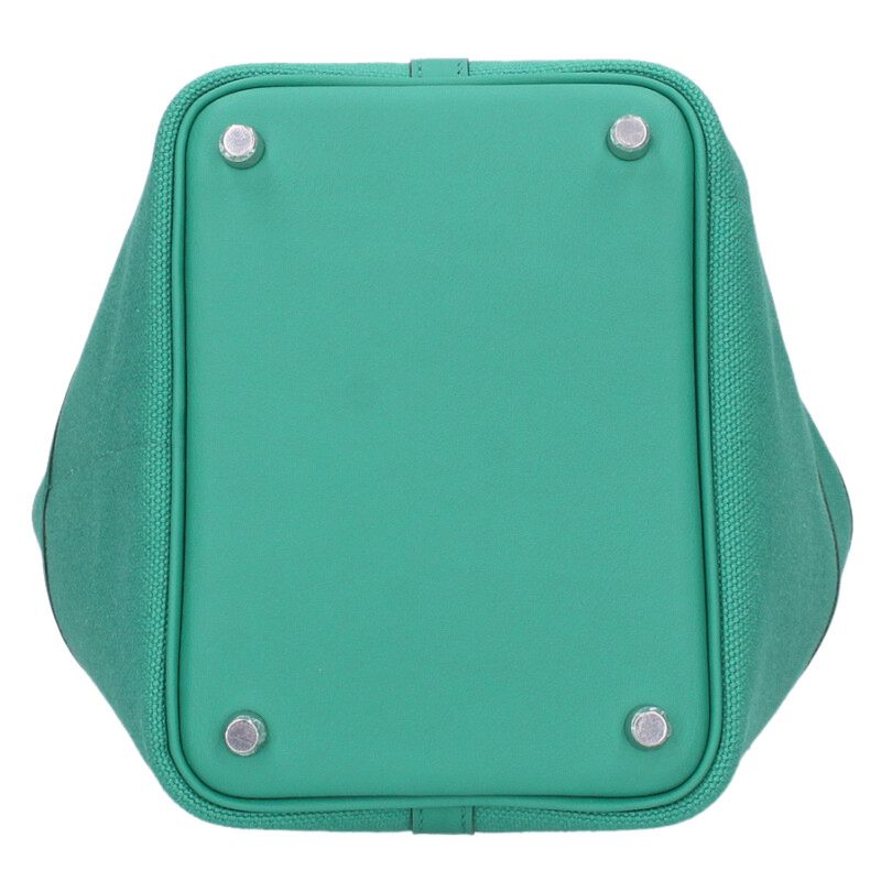 HERMES Picotin Lock 18 Cargo Toile/Swift SV HW Size ONE SIZE