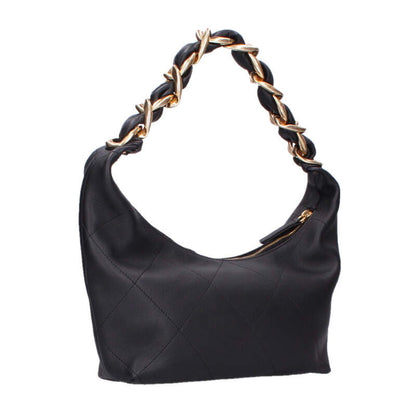 CHANEL Matelasse Chain Handle Hobo Handbag Size ONE SIZE