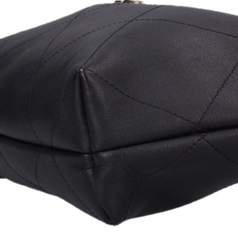 CHANEL Matelasse Chain Handle Hobo Handbag Size ONE SIZE