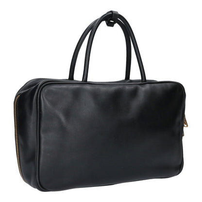 miumiu Logo Embossed Bow Handbag Black Size ONE SIZE