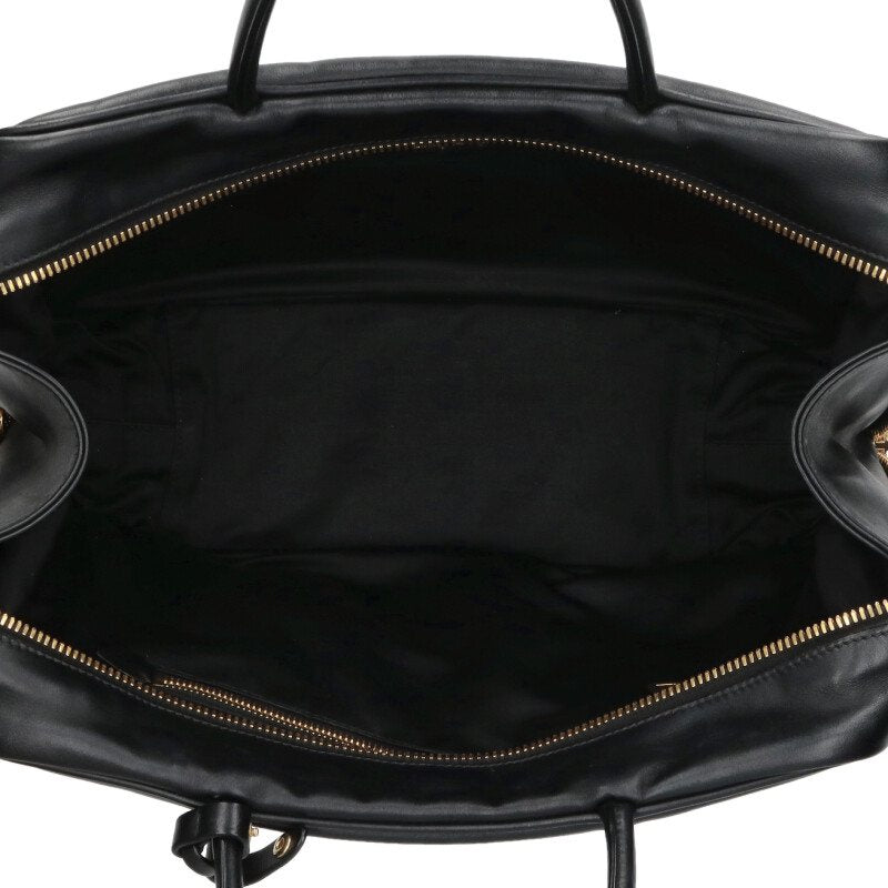 miumiu Logo Embossed Bow Handbag Black Size ONE SIZE