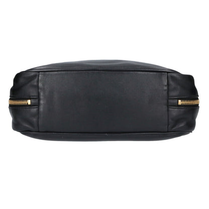miumiu Logo Embossed Bow Handbag Black Size ONE SIZE