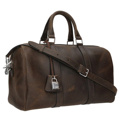 CELINE Large Boston Wax Effect Suede Calfskin Size ONE SIZE