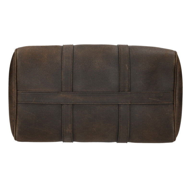 CELINE Large Boston Wax Effect Suede Calfskin Size ONE SIZE