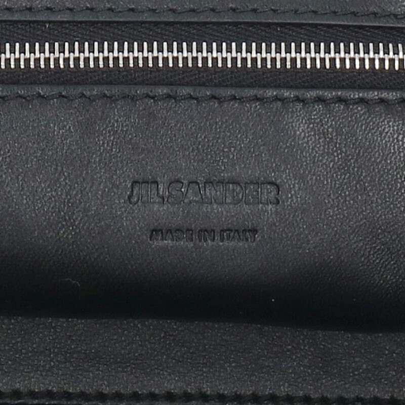 Jil Sander Bamboo Handle Leather Black