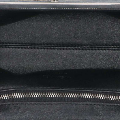 Jil Sander Bamboo Handle Leather Black