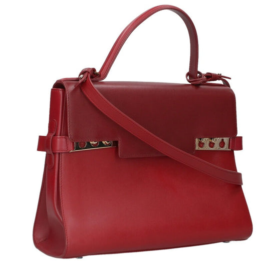 DELVAUX Tempête GM Box Calf Leather Handbag Size ONE SIZE