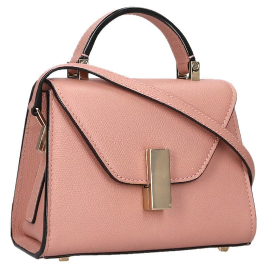 Valextra Iside Micro Leather 2Way Handbag Pink Size ONE SIZE