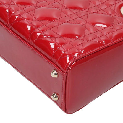 Christian Dior Lady Dior Cannage Patent Mini Size ONE SIZE