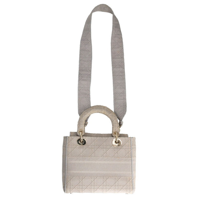 Christian Dior Lady Dior Cannage Canvas 2Way Size ONE SIZE