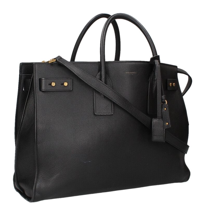 SAINT LAURENT PARIS Large Sac de Jour Leather Size ONE SIZE