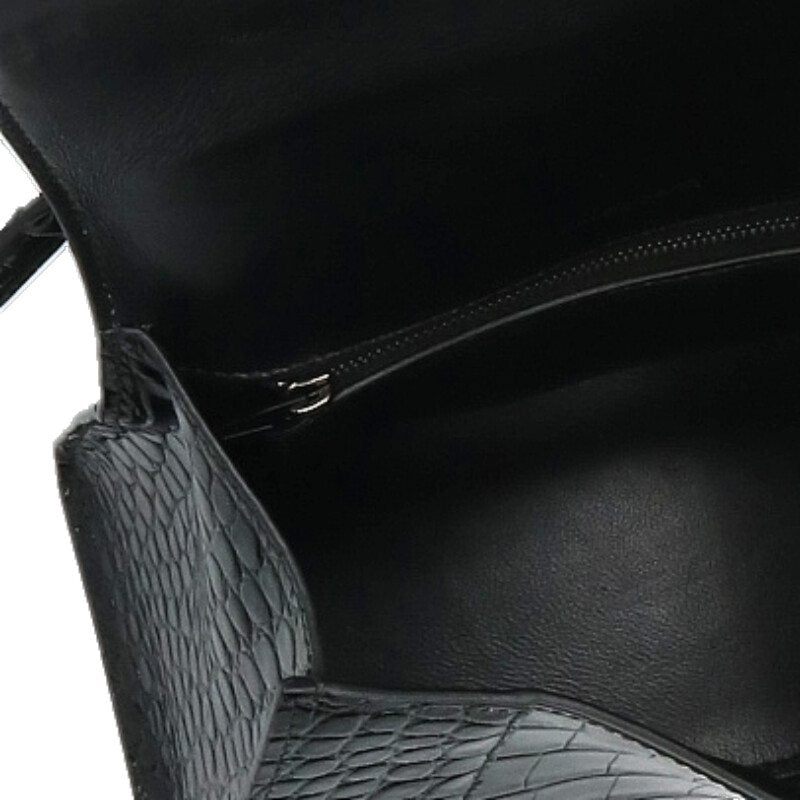 BALENCIAGA Hourglass Small Croc Embossed Size ONE SIZE