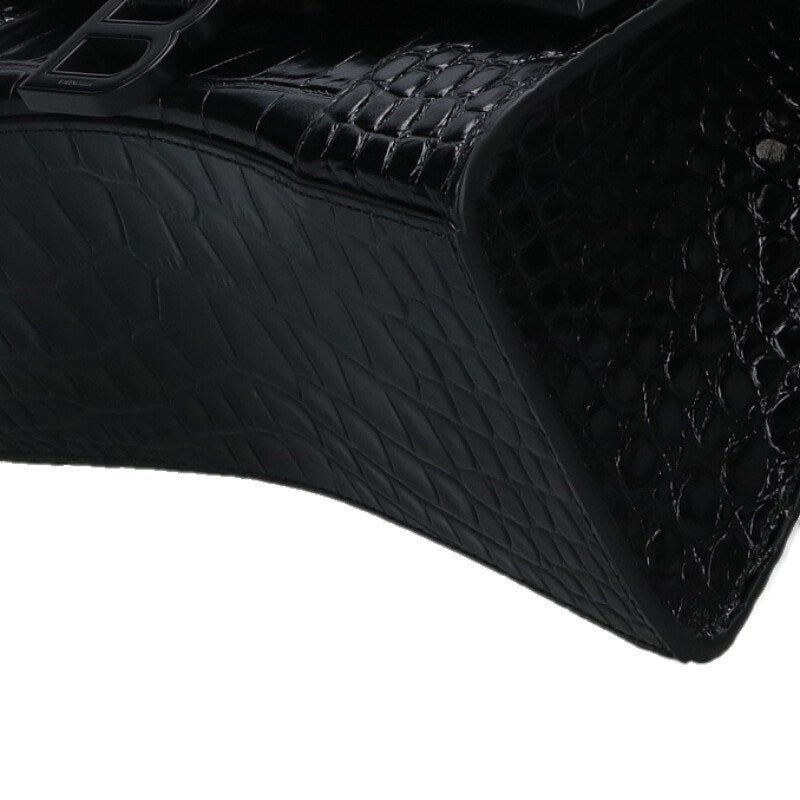 BALENCIAGA Hourglass Small Croc Embossed Size ONE SIZE