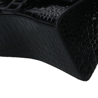 BALENCIAGA Hourglass Small Croc Embossed Size ONE SIZE