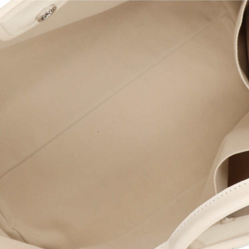 CHANEL Deauville GM Logo Canvas 2-Way Bag Size ONE SIZE