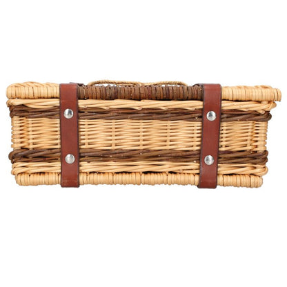 CHANEL Limited Ed Wicker Straw Handbag Beige Size ONE SIZE