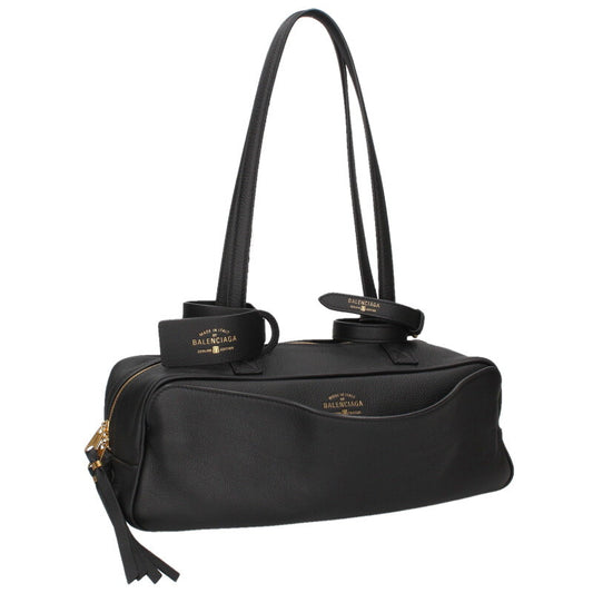 BALENCIAGA Carrie Small Calfskin Bowling Bag Size ONE SIZE