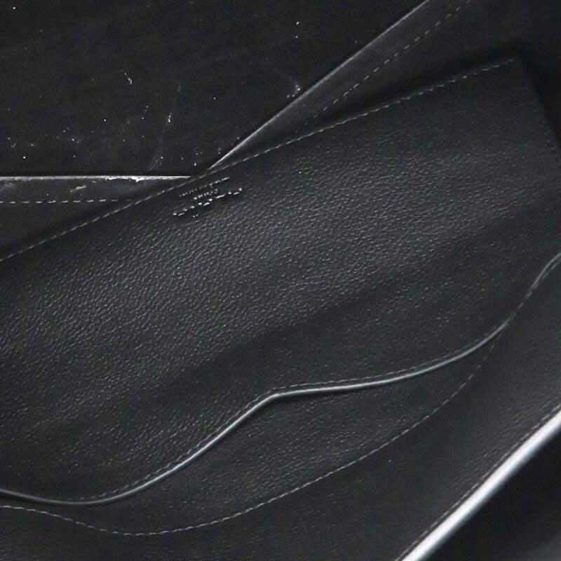 ALAIA Le Teckel Calfskin Handbag Black/Silver Size ONE SIZE