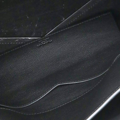 ALAIA Le Teckel Calfskin Handbag Black/Silver Size ONE SIZE