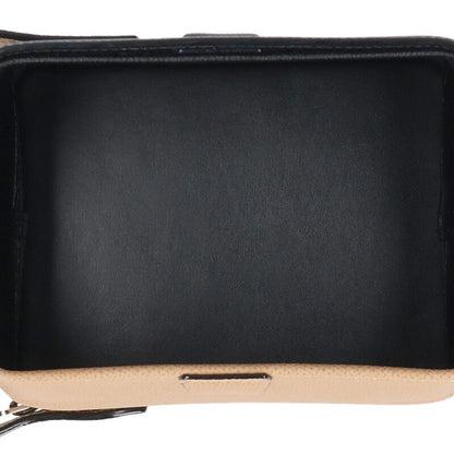 Valextra Trick Track Handbag Black/Beige Size ONE SIZE