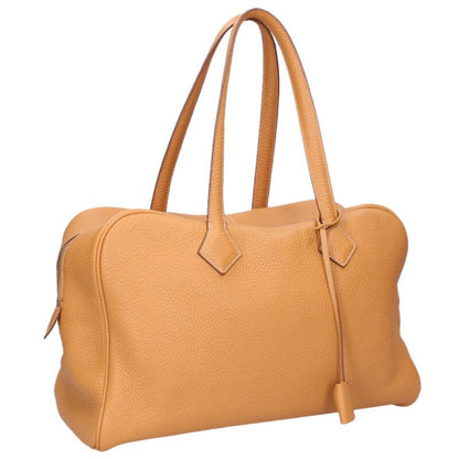 HERMES Victoria 35 Taurillon Clemence Handbag Size ONE SIZE