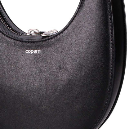 Coperni Mini Swipe Leather Handbag Black Size ONE SIZE